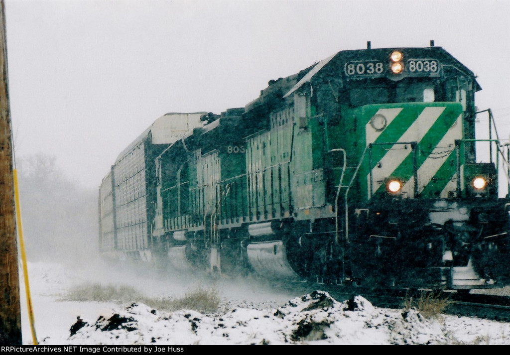 BNSF 8038 East